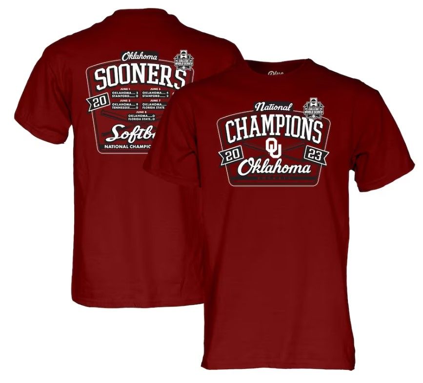 Women's 2023 College World Series Champions T-Shirts and WCWS Gear