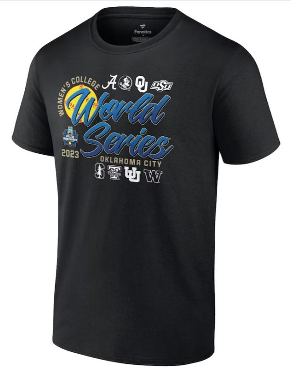 Women's 2023 College World Series T-Shirts and Gear